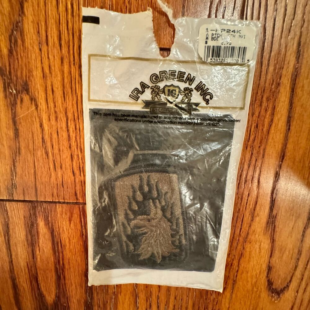 12th Aviation Brigade Subdued Patch VTG NOS US Army AVN BDE Aviator Helicopters